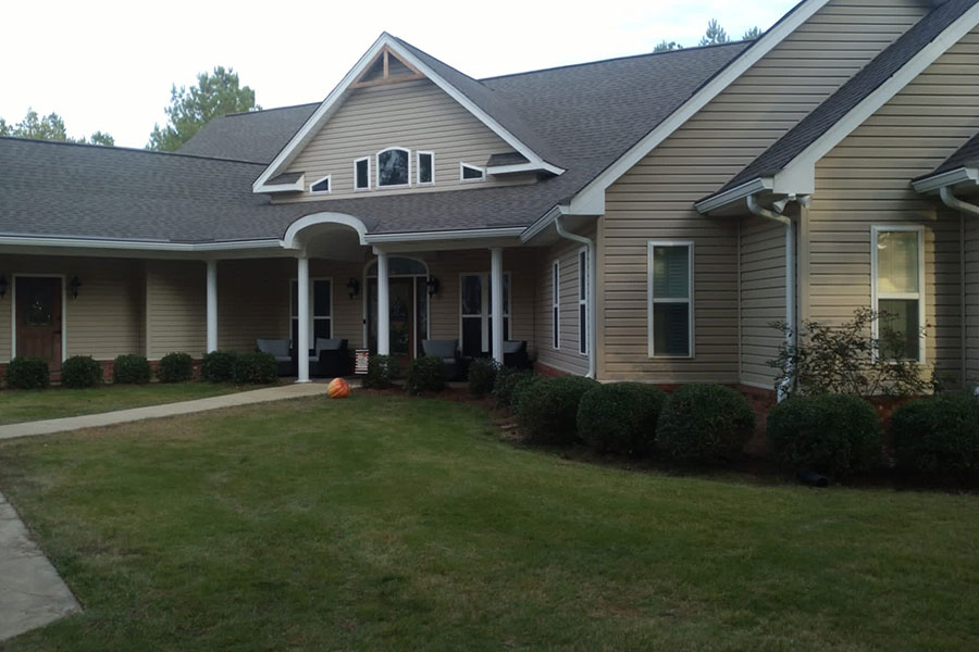 Gutter Helmet installation completed